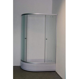 Уголок ZFM1201R душевой PARLY с поддоном (120х80х195)