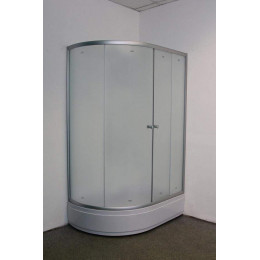 Уголок ZFM1201R душевой PARLY с поддоном (120х80х195)