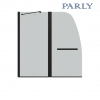 Шторка F03B для ванной, распашная PARLY (130x120)