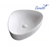 Раковина CR0089 накладная, белая, треугольная 510х410х120 Ceruttispa