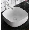 Раковина CR0010 накладная, белая, квадратная 425х425х150 Ceruttispa