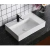 Раковина CR0017 накладная, белая, прямоугольная, с отверстием под смеситель 605х380х120 Ceruttispa