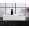 Раковина CR0017 накладная, белая, прямоугольная, с отверстием под смеситель 605х380х120 Ceruttispa