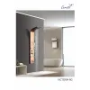 Панель VICTORIA RG душевая из нержавеющей стали с форсунками Ceruttispa CT9977, цвет розовое золото