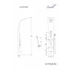 Панель VICTORIA RG душевая из нержавеющей стали с форсунками Ceruttispa CT9977, цвет розовое золото