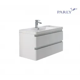 УЦЕНКА Комплект тумба подвесная с раковиной PARLY Spa ГУЧЧИ (Gucci) 60 (600х420х550)