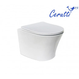 Унитаз подвесной Ceruttispa АДИДЖЕ (ADIGE) Aria CT7837 безободковый (490х360х355)