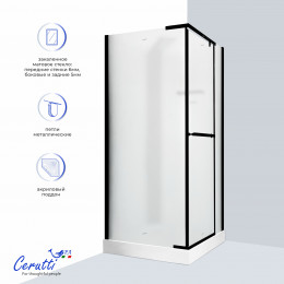 Душевая кабина Ceruttispa МИМИ (MIMI) 90BF (90x90x215-225)