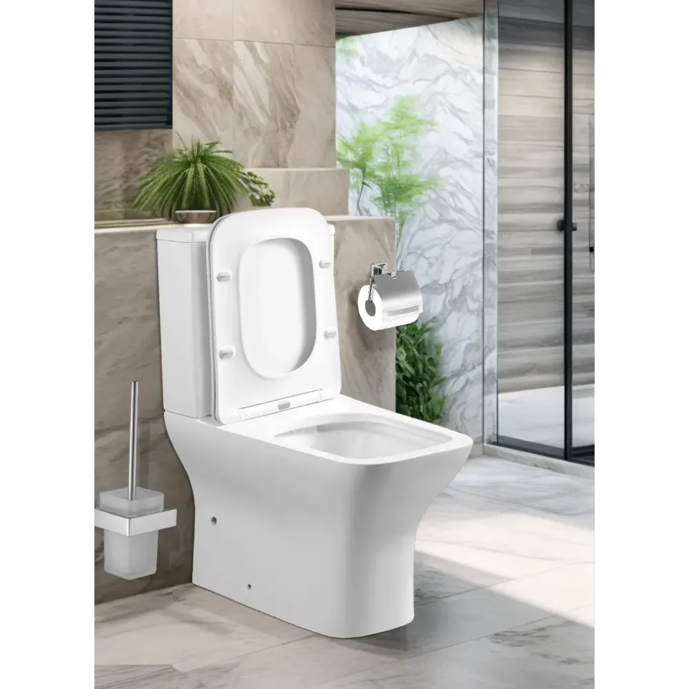 Унитаз ELLEROS напольный безободковый Ceruttispa CT10093 (620х360х800)