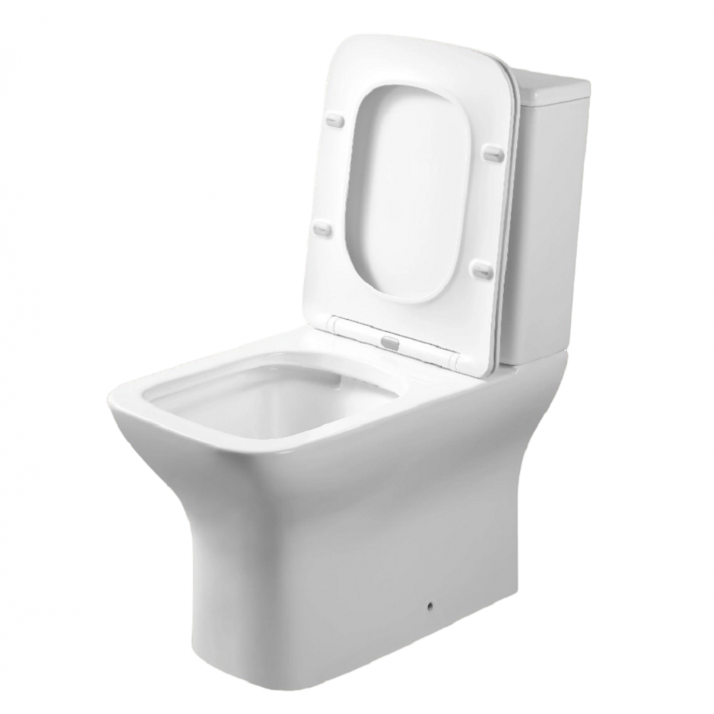 Унитаз ELLEROS напольный безободковый Ceruttispa CT10093 (620х360х800)