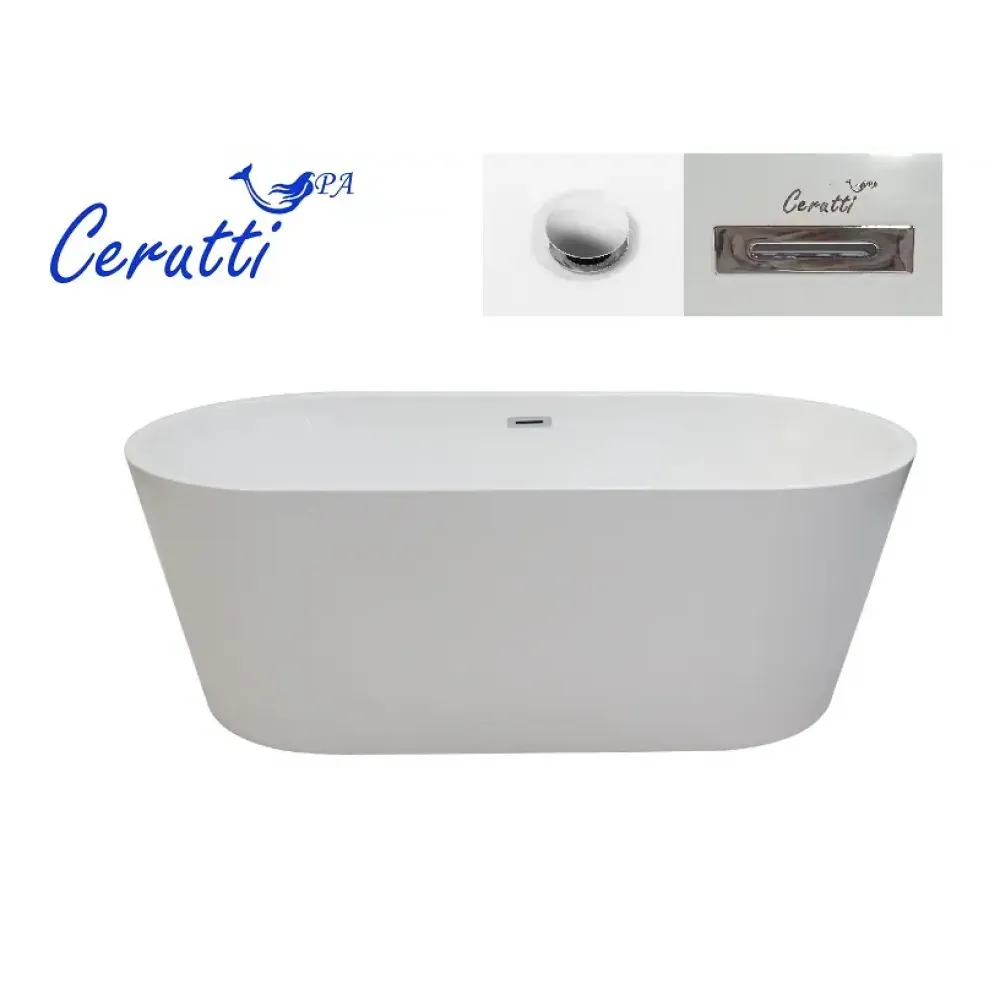 Ванна RESIA150 акриловая отдельностоящая Ceruttispa  (1500x750x580)