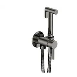 Душ BRAIES GR CK-P07GR гигиенический со смесителем из латуни BOCH MANN, с шлангом 120 см, цвет СЕРЫЙ