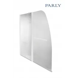 Шторка для ванной распашная F03F, PARLY (130x120)