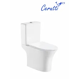 Унитаз BERNINA напольный безободковый  Ceruttispa CT7193 (650x340x770)