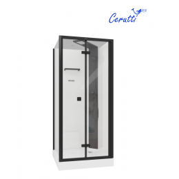 Кабина BELLA901B душевая без крыши Ceruttispa (90x90x215-225)