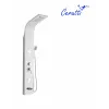 Панель TWIN W душевая из нержавеющей стали с форсунками Ceruttispa CT9985, цвет белый