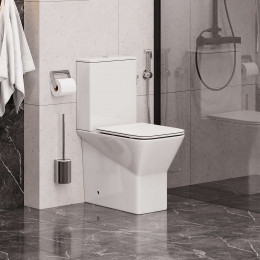 УЦЕНКАУнитаз напольный Ceruttispa ЭЛЛЕРО (ELLERO) CT8458 безободковый (600х360х860)
