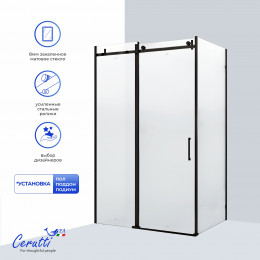 Душевое ограждение Ceruttispa ЧЕЗАС (CEZA'S) 120BF L (120x90x195)