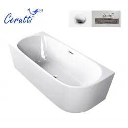 Ванна AMI L акриловая отдельностоящая  Ceruttispa (1700x750x560)