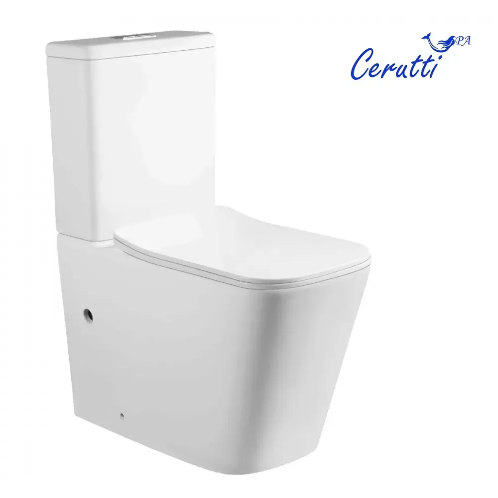 Унитаз MAIELLA напольный безободковый Ceruttispa CT10314(640х360х830) сиденье дюропласт с микролифтом Ceruttispa