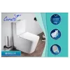 Унитаз MAIELLA напольный безободковый Ceruttispa CT10314(640х360х830) сиденье дюропласт с микролифтом Ceruttispa