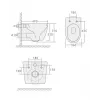 Унитаз ORLTER Aria UF подвесной безободковый Ceruttispa CT10572 (490х360х370)