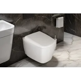 Унитаз ROMINA Aria Tornado подвесной безободковый со смывом торнадо Ceruttispa CT10613 (520х345х365)