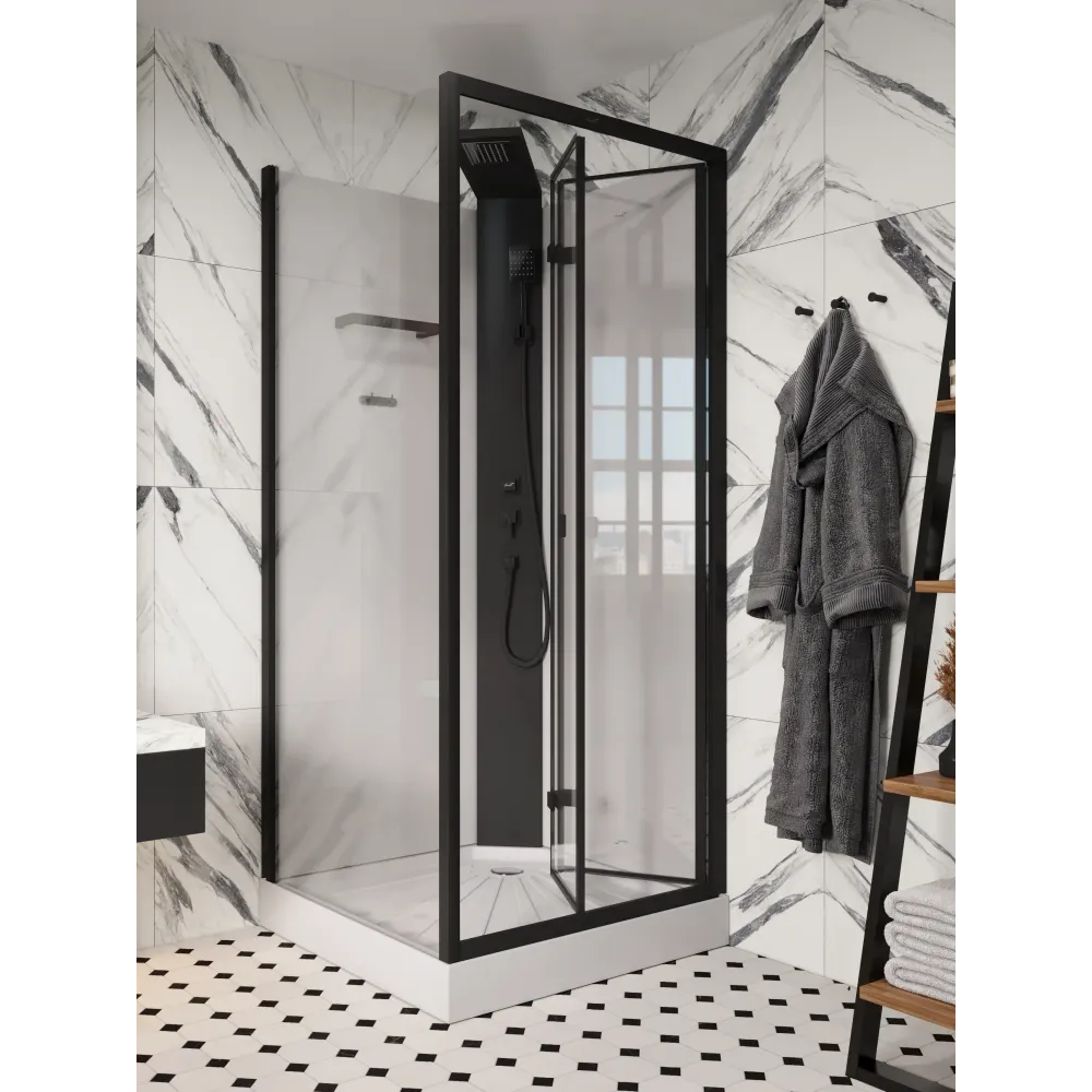 Кабина BELLA90B душевая без крыши Ceruttispa (90x90x215-225)