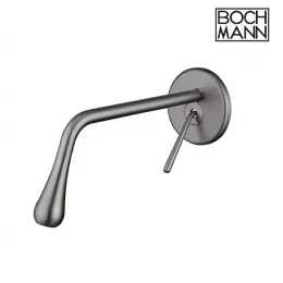 Смеситель TROPFEN-BN, встраиваемый в стену, для раковины, матовый никель BOCH MANN BM8928