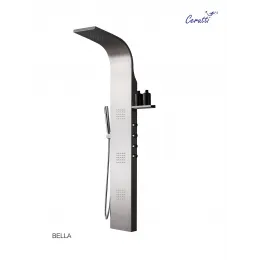 Душевая панель Ceruttispa БЕЛЛА (BELLA) CT11128 из нержавеющей стали, цвет хром