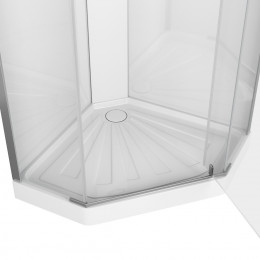 Кабина CHIKA901T душевая без крыши Ceruttispa (90x90x215-225)