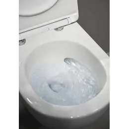 Унитаз SELLA Aria Tornado подвесной безободковый со смывом торнадо Ceruttispa CT9529 (490х370х370)