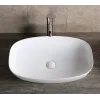 Раковина CR0063 накладная, белая, прямоугольная 600х385х135 Ceruttispa