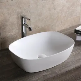 Раковина CR0064 накладная, белая, прямоугольная 510х390х140 Ceruttispa