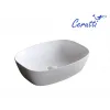 Раковина CR0064 накладная, белая, прямоугольная 510х390х140 Ceruttispa