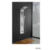 Панель TWIN BR душевая из нержавеющей стали с форсунками Ceruttispa CT9988, цвет матовая нержавеющая сталь