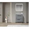 Комплект Тумба Gill60 напольная с раковиной 610х465х740 PARLY Spa