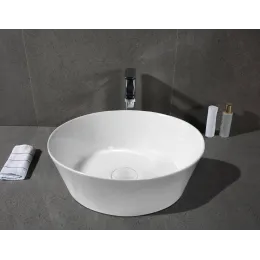 Раковина CR0079A накладная, белая, круглая, 360х360х120 Ceruttispa