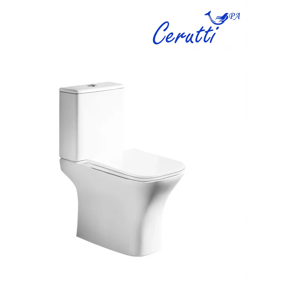 Унитаз VETTORE напольный безободковый  Ceruttispa CT7192 (650x340x770)