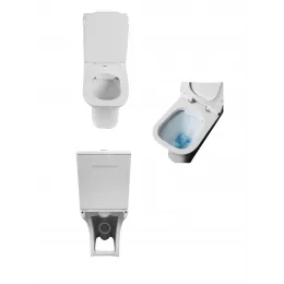 Унитаз VETTORE напольный безободковый  Ceruttispa CT7192 (650x340x770)