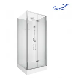 Кабина BELLA90T душевая без крыши Ceruttispa (90x90x215-225)