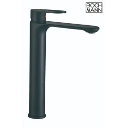 Смеситель SANTA XLB для раковин, BOCH MANN BM8597 высокий ЧЕРНЫЙ матовый