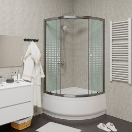 Уголок Z9011 душевой PARLY с поддоном (90х90х195)