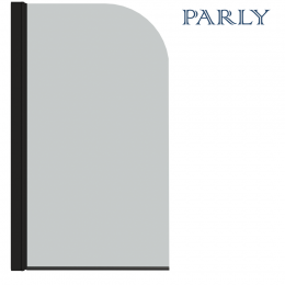 Шторка для ванной распашная F04B, PARLY (130x75)