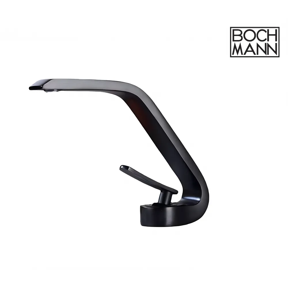 Смеситель HOE B для раковины BOCH MANN BM9633 ЧЕРНЫЙ матовый