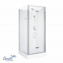 Душевая кабина Ceruttispa БЕЛЛА (BELLA) 90T (90x90x215-225)
