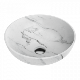 Omoikiri Hitomi-WH Marble Natceramic/WH Marble