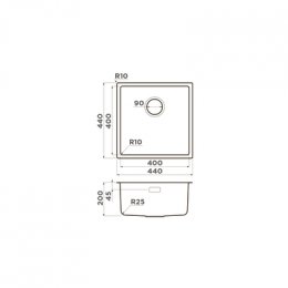 Omoikiri Tadzava 44-U/I Ultra-IN нерж. сталь/нержавеющая сталь