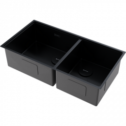 Omoikiri Taki 85-2-LB-U/IF Side-GB нерж. сталь/графит