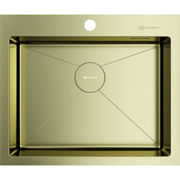 Omoikiri Akisame 59-LG нерж. сталь/светлое золото